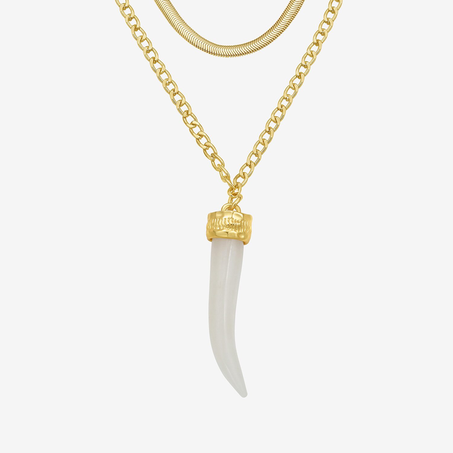 Rebecca Minkoff Womens 14K Gold Over Brass 16 Inch Pendant Necklace