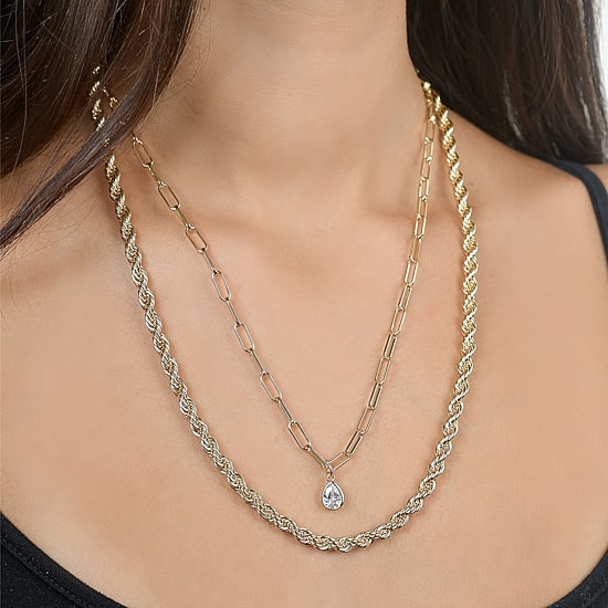 Rebecca Minkoff Womens 18 Inch Fashion Chain Necklace