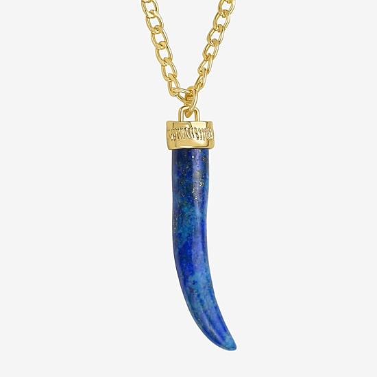 Rebecca Minkoff Womens 14K Gold Over Brass 16 Inch Pendant Necklace