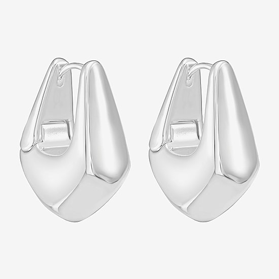 Rebecca Minkoff Womens 2.1mm Hoop Earrings