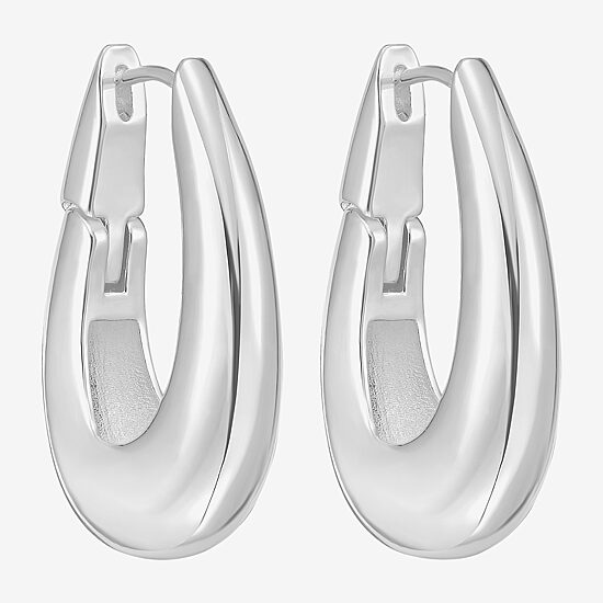 Rebecca Minkoff Womens 3.1mm Hoop Earrings