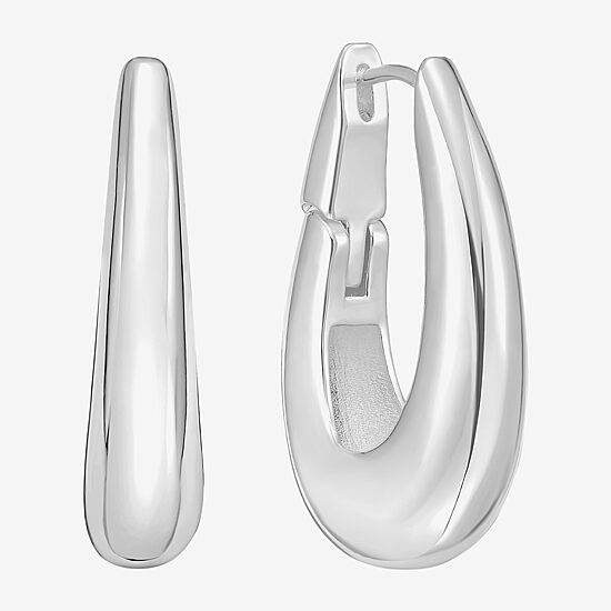Rebecca Minkoff Womens 3.1mm Hoop Earrings