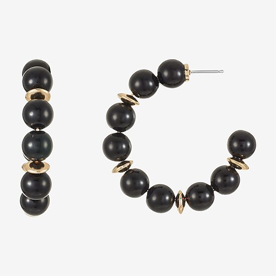 Liz Claiborne Womens 51mm Hypoallergenic Hoop Earrings