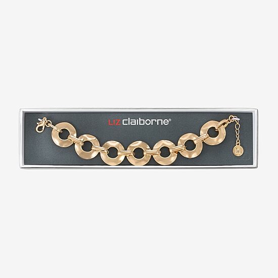 Liz Claiborne Womens Solid Link Bracelet