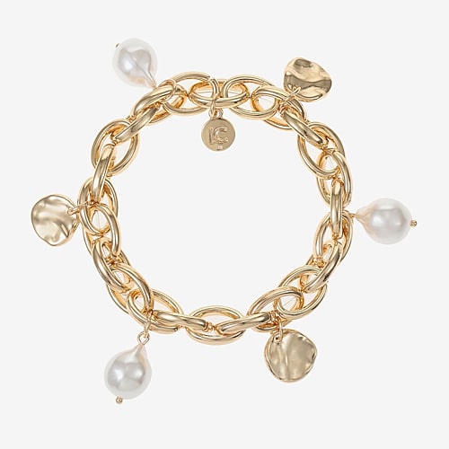 Liz Claiborne Womens Stretch Bracelet In White