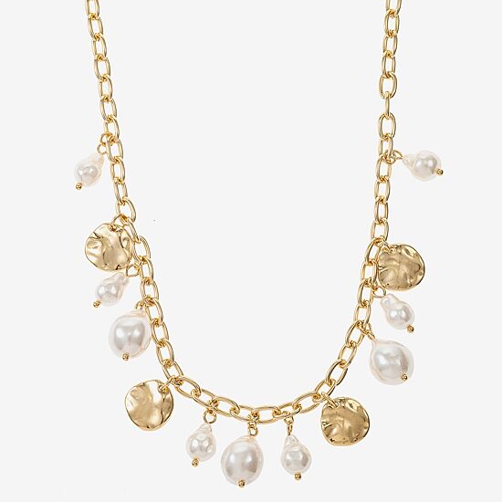 Liz Claiborne Womens 17 Inch Collar Necklace