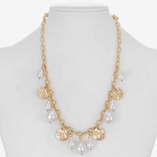 Liz Claiborne Womens 17 Inch Collar Necklace