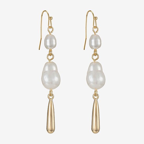 Liz Claiborne Womens Drop Earrings