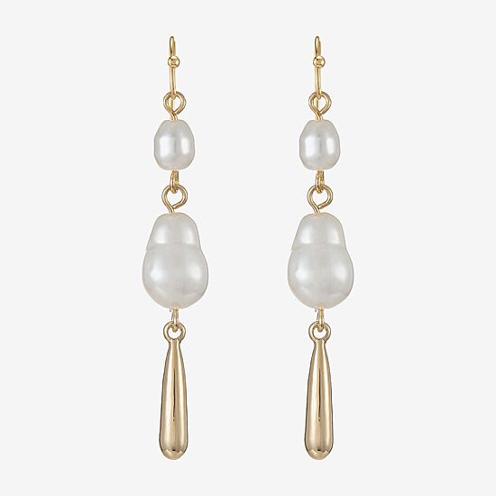 Liz Claiborne Womens Drop Earrings