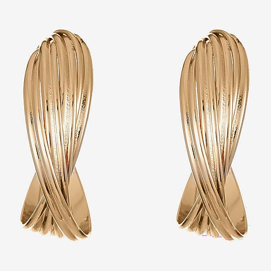 Liz Claiborne Womens 30mm Hypoallergenic Hoop Earrings