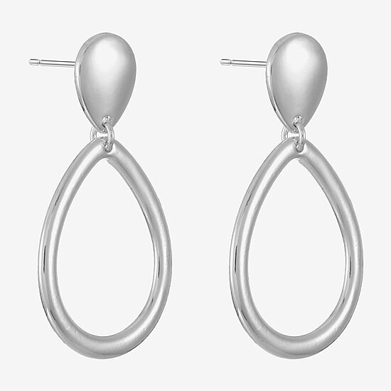 Liz Claiborne Womens Hypoallergenic Drop Earrings