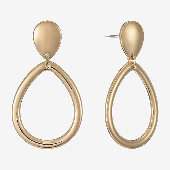 Liz Claiborne Womens Hypoallergenic Drop Earrings