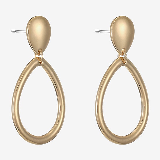 Liz Claiborne Womens Hypoallergenic Drop Earrings