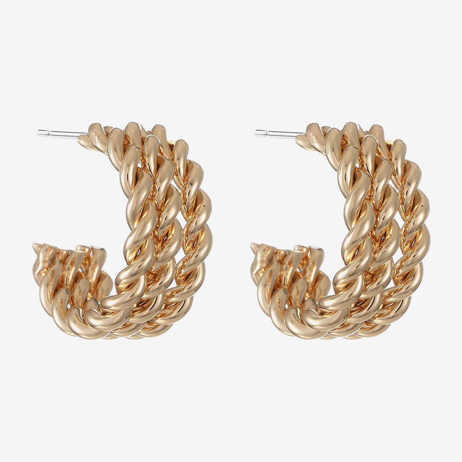 Liz Claiborne Womens 20mm Hypoallergenic Hoop Earrings
