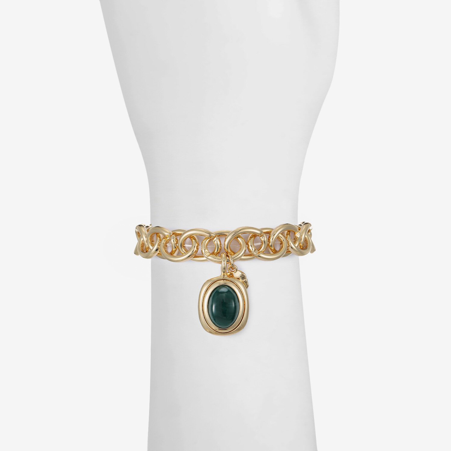 Monet Jewelry Womens Red Oval Stretch Bracelet