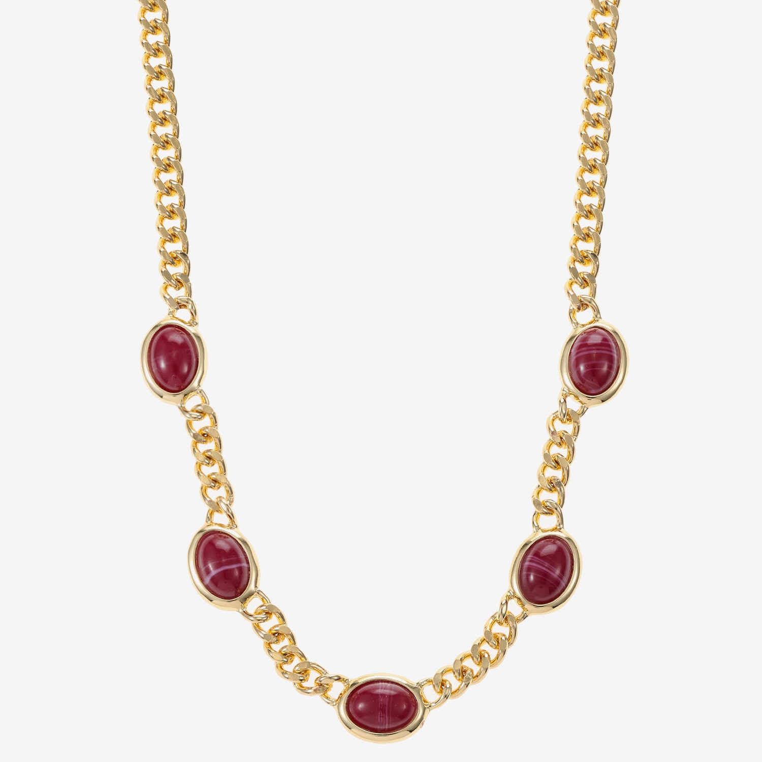 Monet Jewelry Womens Red 17 Inch Collar Necklace