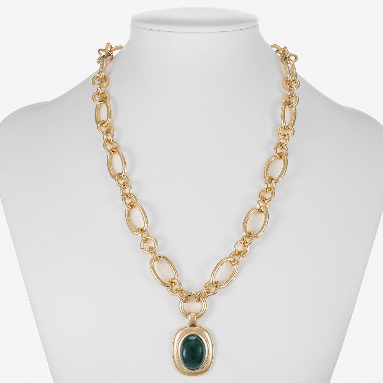 Monet Jewelry Womens Red Oval 18 Inch Pendant Necklace