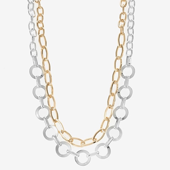 Liz Claiborne Womens 17 Inch Collar Necklace