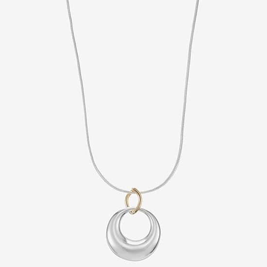 Liz Claiborne Womens 17 Inch Pendant Necklace