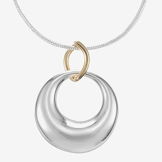Liz Claiborne Womens 17 Inch Pendant Necklace