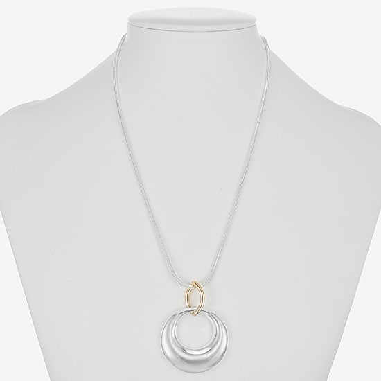 Liz Claiborne Womens 17 Inch Pendant Necklace