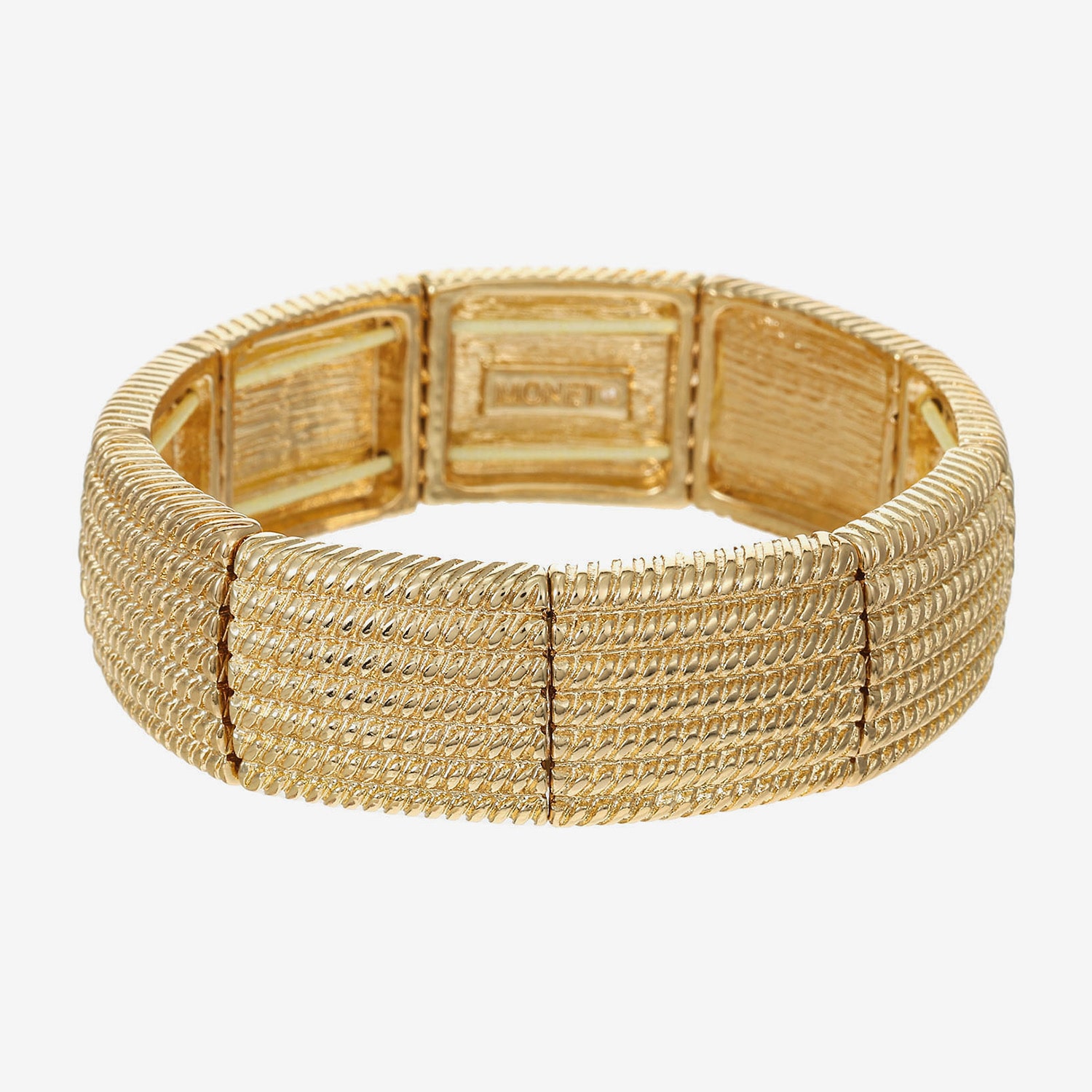 Monet Jewelry Womens Rectangular Stretch Bracelet