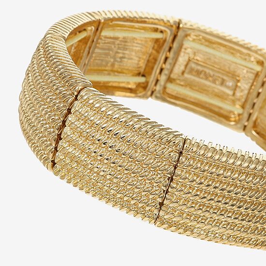 Monet Jewelry Womens Rectangular Stretch Bracelet