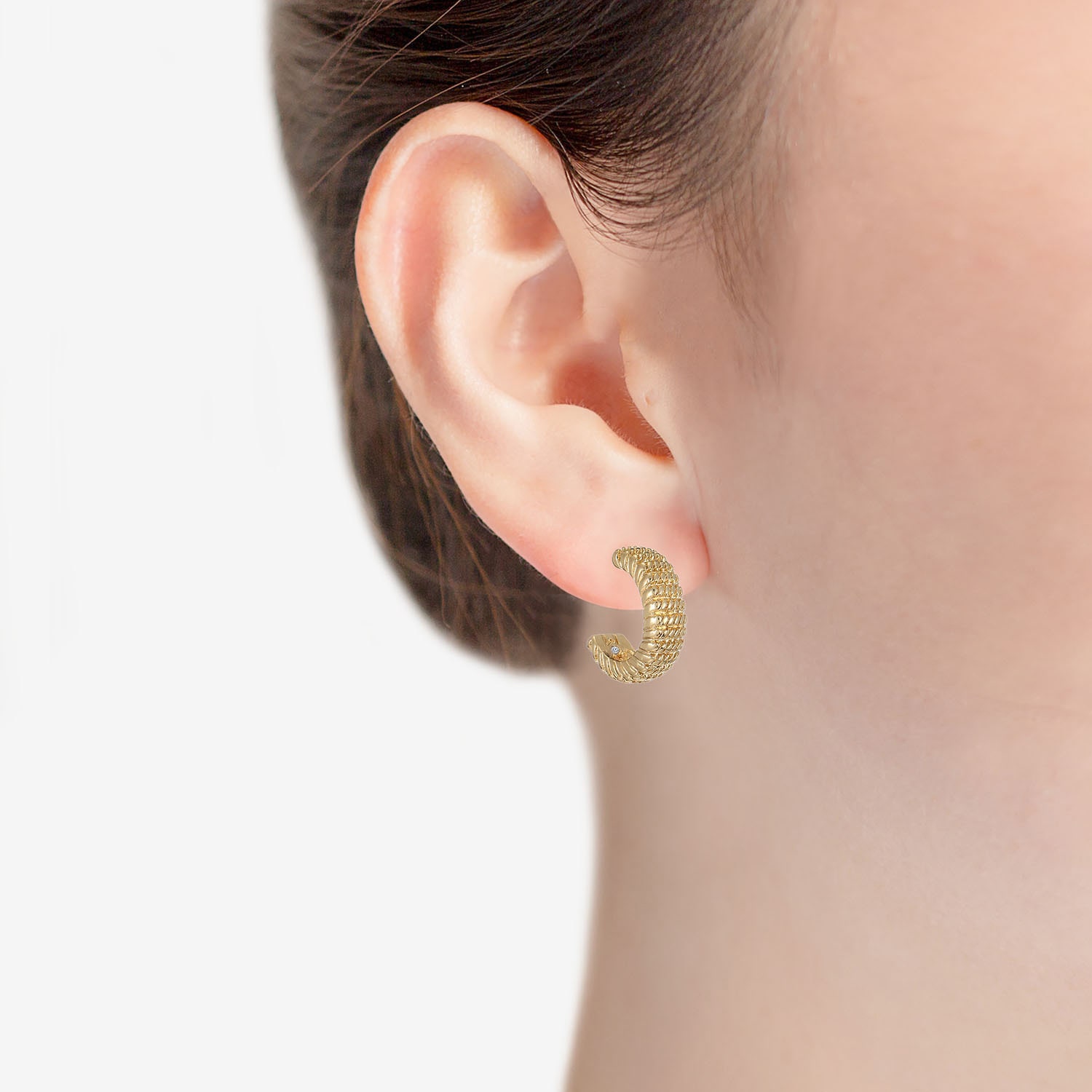 Monet Jewelry Womens 15mm Hypoallergenic Hoop Earrings