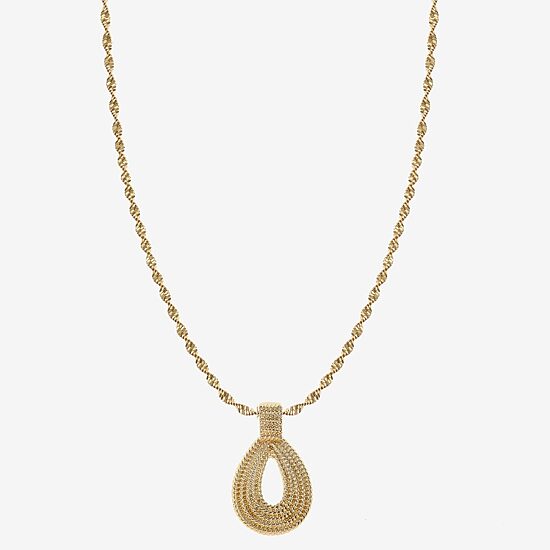 Monet Jewelry Womens 17 Inch Pendant Necklace