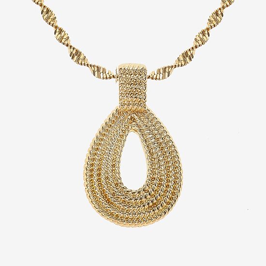 Monet Jewelry Womens 17 Inch Pendant Necklace