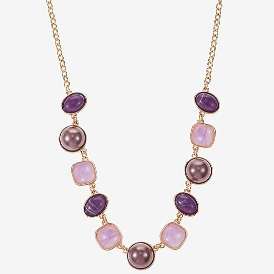 Liz Claiborne Womens 17 Inch Collar Necklace