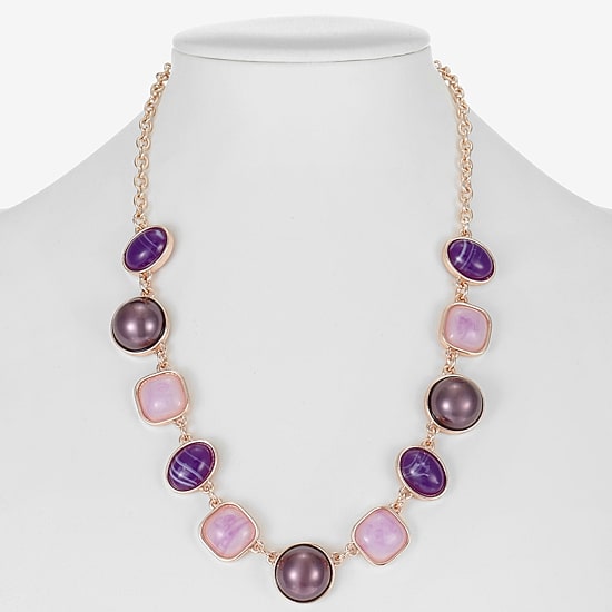 Liz Claiborne Womens 17 Inch Collar Necklace