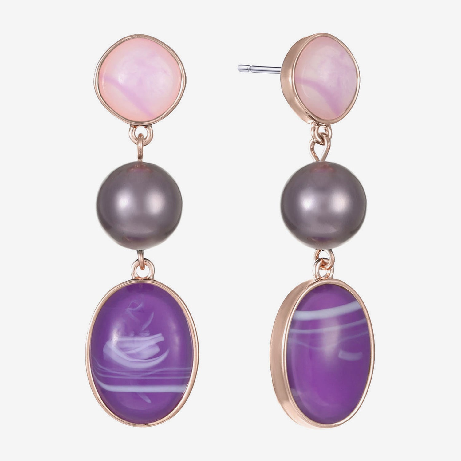 Liz Claiborne Womens Hypoallergenic Drop Earrings