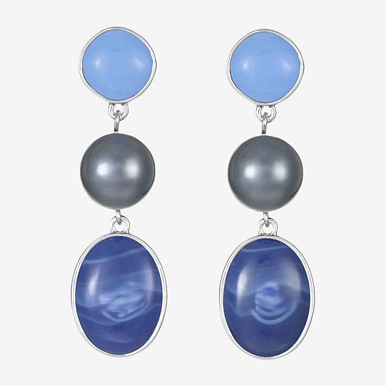 Liz Claiborne Womens Hypoallergenic Drop Earrings