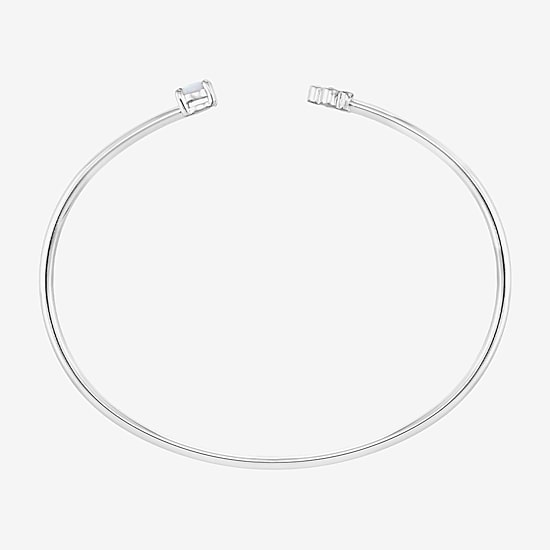 Limited Quantities! Womens White Opal Sterling Silver Cuff Bracelet