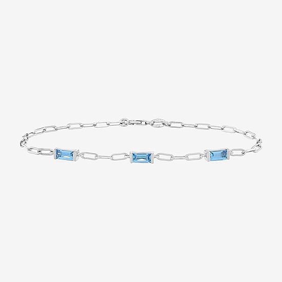 Limited Quantities! Womens Sterling Silver 7.25 Inch Solid Paperclip Chain Bracelet