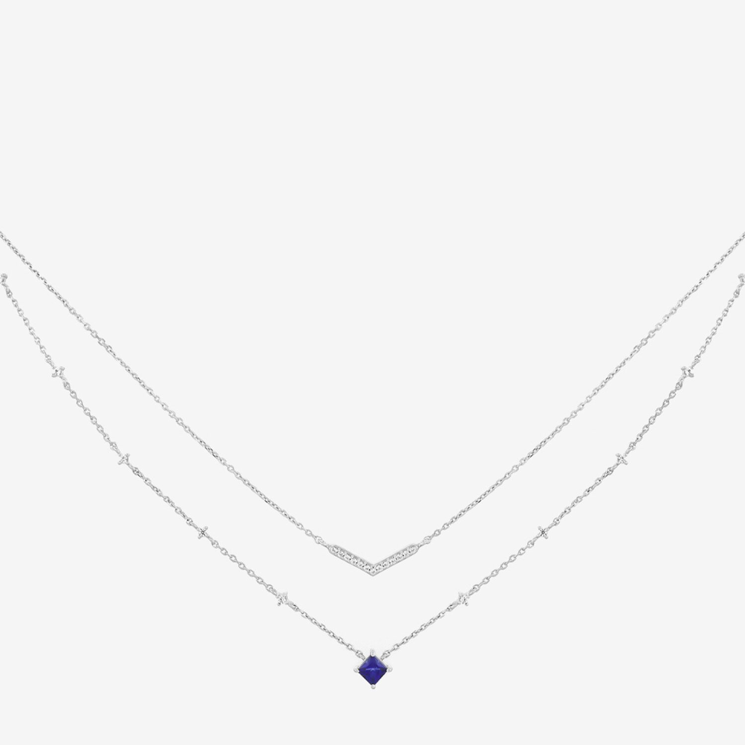 Limited Quantities! Womens Lab Created Blue Sapphire Sterling Silver 18 Inch Pendant Necklace