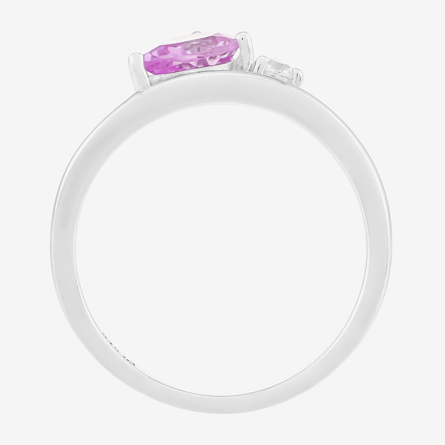 Limited Quantities! Womens Lab Created Pink Sapphire Sterling Silver Cocktail Ring