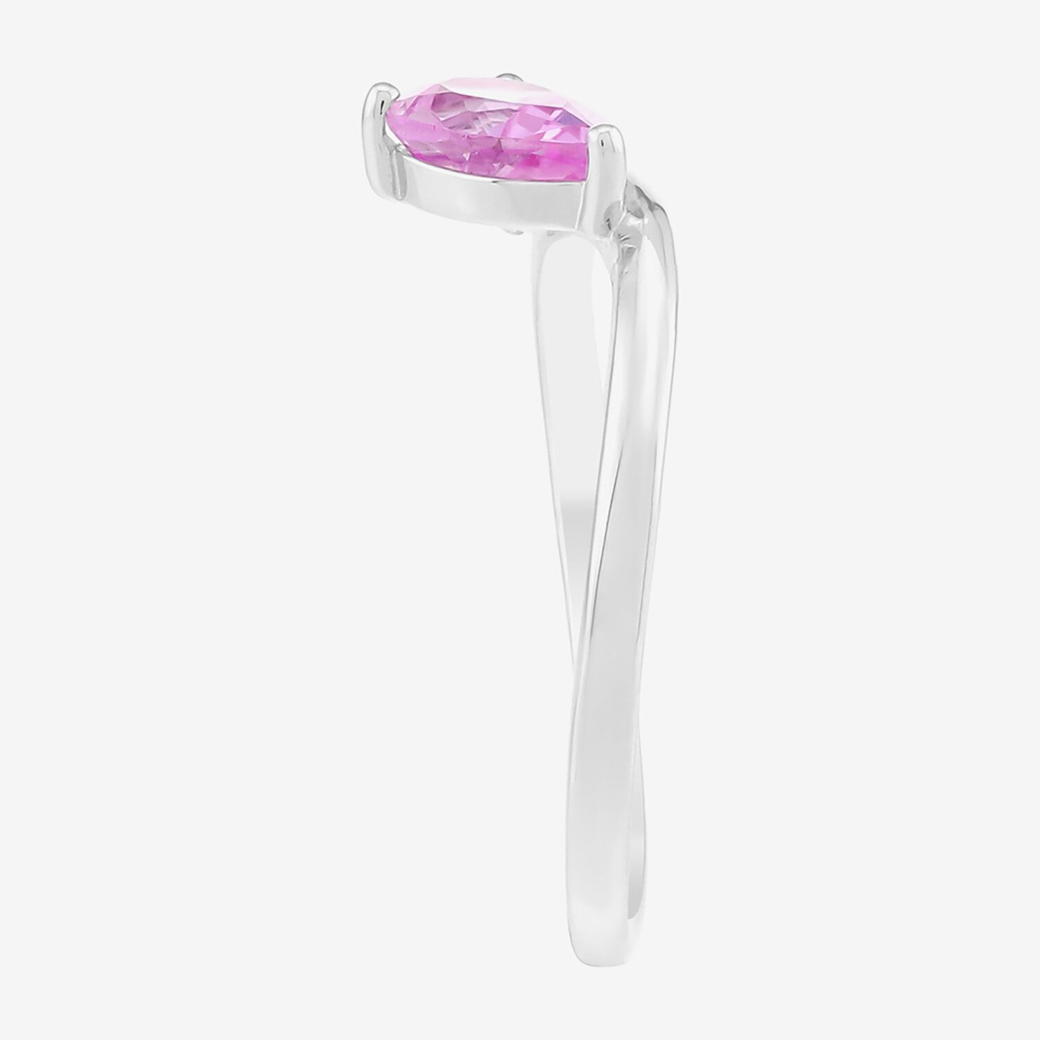 Limited Quantities! Womens Lab Created Pink Sapphire Sterling Silver Cocktail Ring