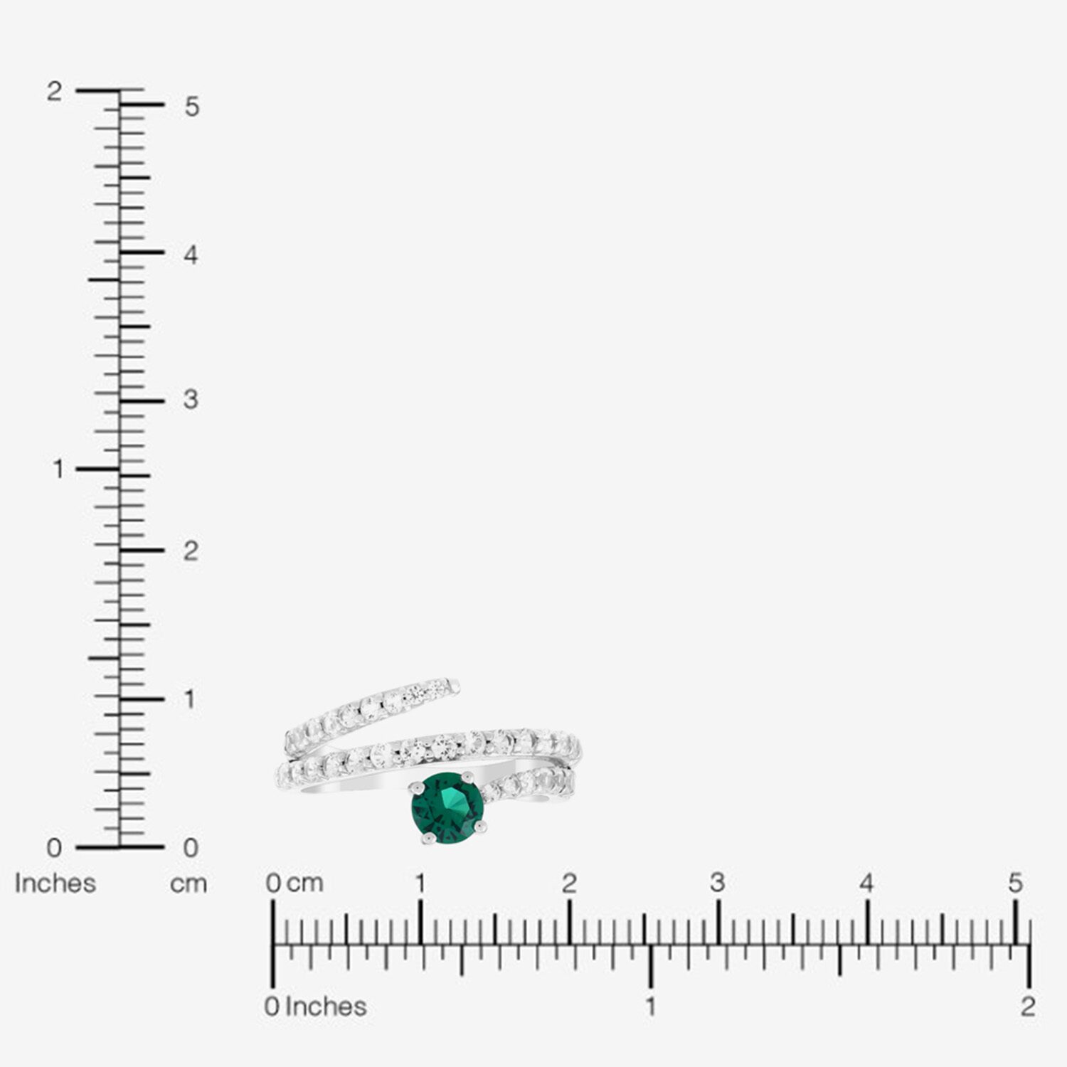 Limited Quantities! Womens Lab Created Green Emerald Sterling Silver Cocktail Ring