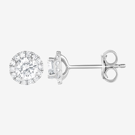 (G/Si1-Si2) Womens 1 1/4 CT. T.W. Lab Grown White Diamond Sterling Silver Round 2-pc. Jewelry Set