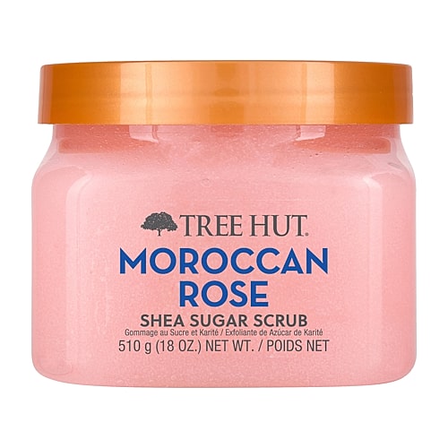 Tree Hut Moroccan Rose Shea Sugar Scrub In Transparent