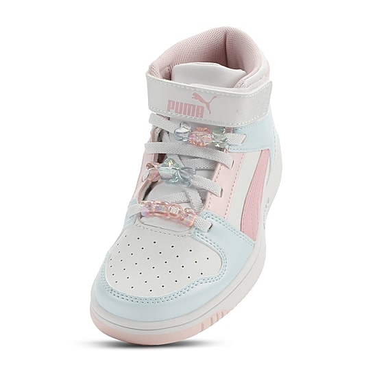 PUMA Rebound Layup Little Kid Girls Basketball Shoes