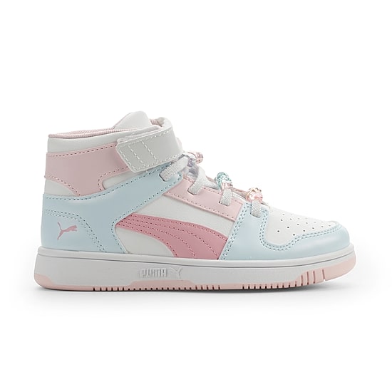 PUMA Rebound Layup Little Kid Girls Basketball Shoes