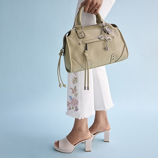 JS Jessica Simpson Daisy Satchel, Color: Smoke Green - JCPenney