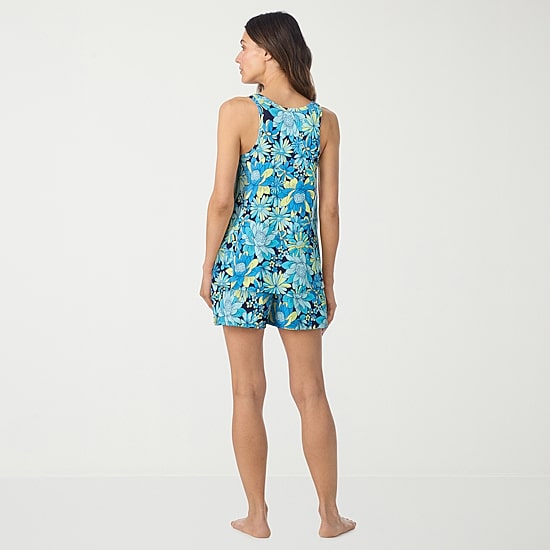 Cuddl Duds Womens Sleeveless 2-pc. Pajama Set
