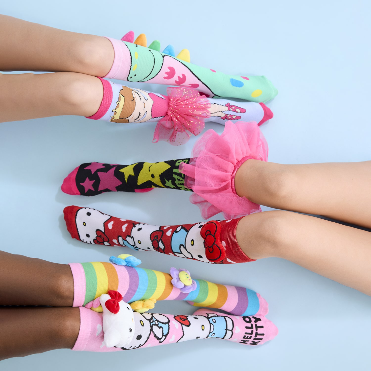 Crazy Sock Unisex 1 Pair Hello Kitty Knee High Socks