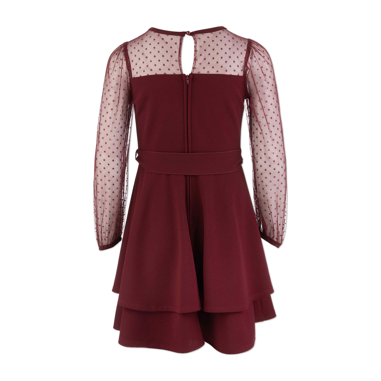 Speechless Big Kid Girls Long Sleeve Balloon Skater Dress