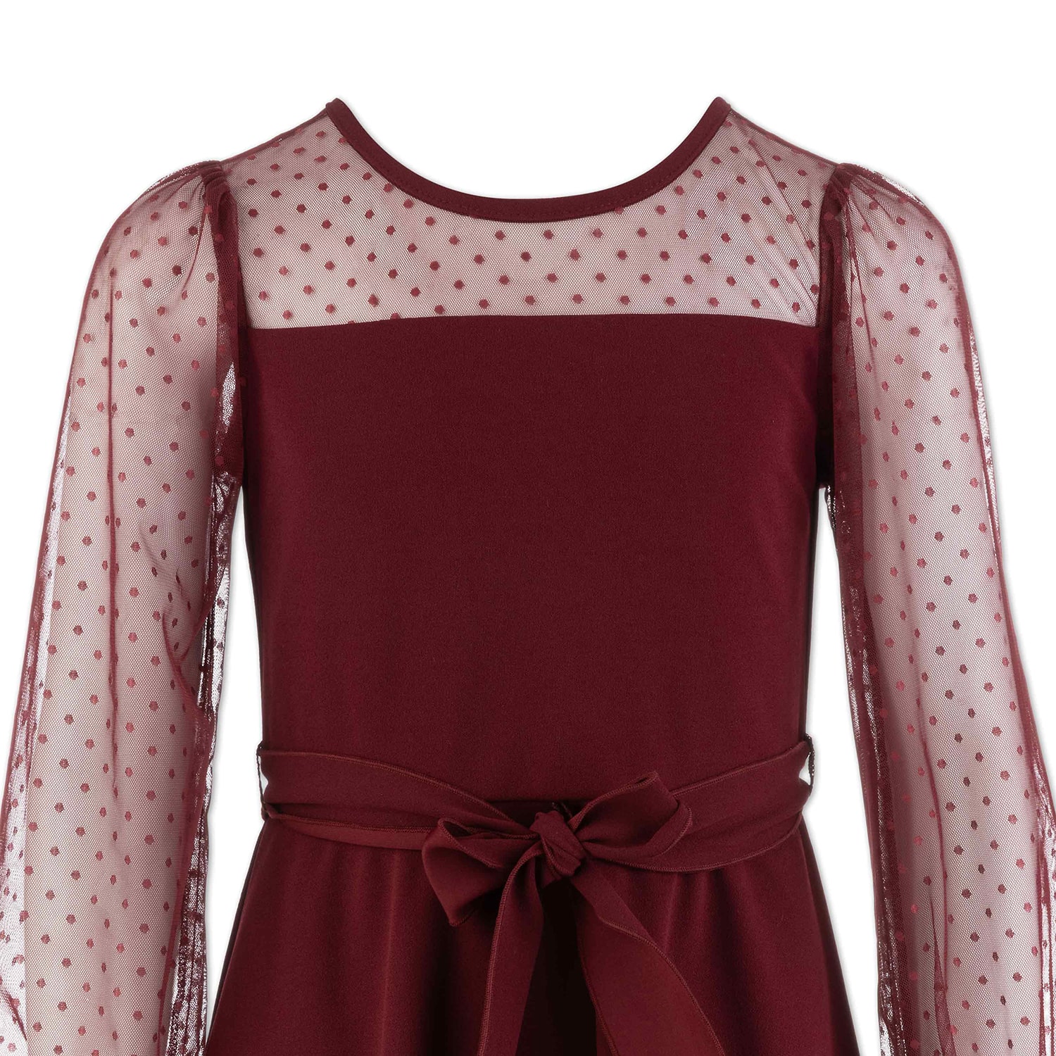 Speechless Big Kid Girls Long Sleeve Balloon Skater Dress