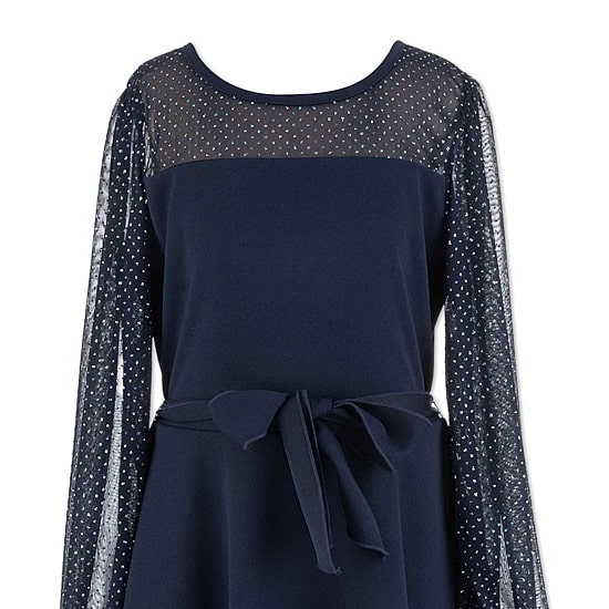 Speechless Big Kid Girls Long Sleeve Skater Dress